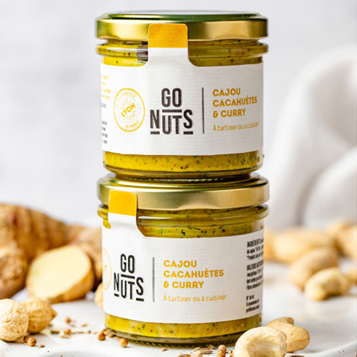 Visuel-plaisirs-sales-Tartinade-Cajou-Cacahuetes-Curry-Marque-Go-Nuts-Le-Carrousel-de-Vern